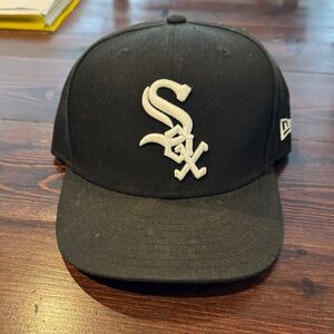 New Era Black and White Cap